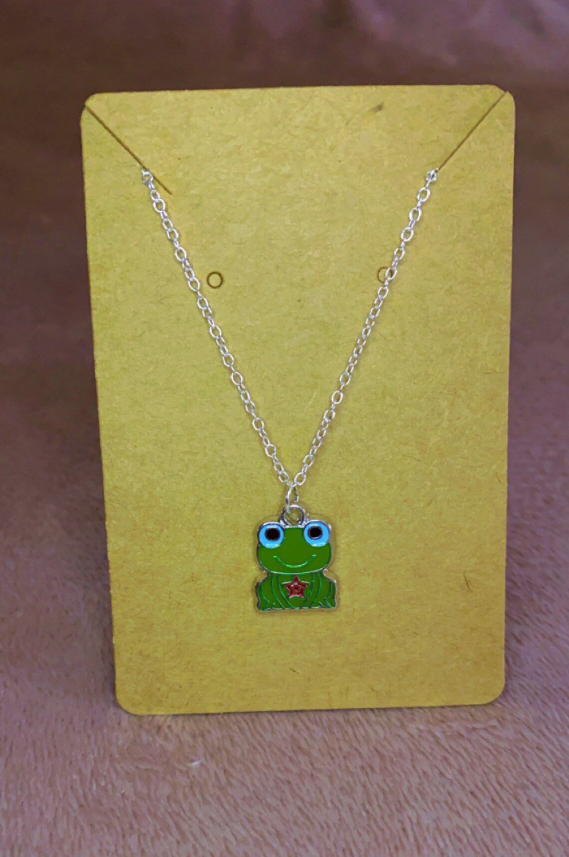 Frog necklace Etsy