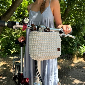 Stuurtas voor de fiets, bikepacking tassen, gereedschapstas, cadeau voor de fietser, fietsmand, gehaakte mand, opbergorganizer