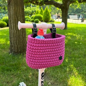 Lenkertasche, Laufradtasche, Lenkertasche, Kinderrollertasche, Geschenk für Tochter, vorderer Fahrradkorb, Rollerzubehör