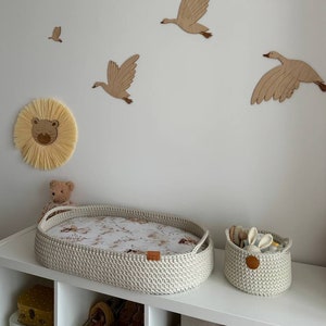 Nursery bundle, baby changing table basket, diaper caddy basket, new baby gift, baby changing bassinet, mom to be gift