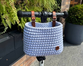 Handlebar bag for kids, scooter bag, handmade organizer, laufrad bag, scooter accessories, children birthday gift