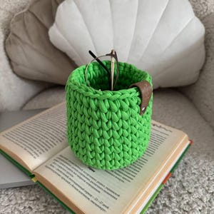 Woven basket for glasses, remote control storage, nightstand organizer, sunglass keeper, retirement gift, car glasses storage, gift for her