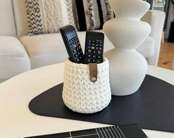 Portatelecomando Boho, organizer da comodino, portaocchiali, piccolo organizer da comodino, portatelecomando TV, regalo personalizzato per la mamma