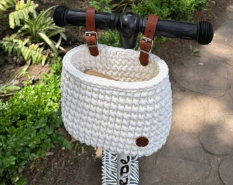 Handlebar bag, scooter bag, kids bike basket, tricycle bag, gifts for daughter, kids bike basket, bike accessories
