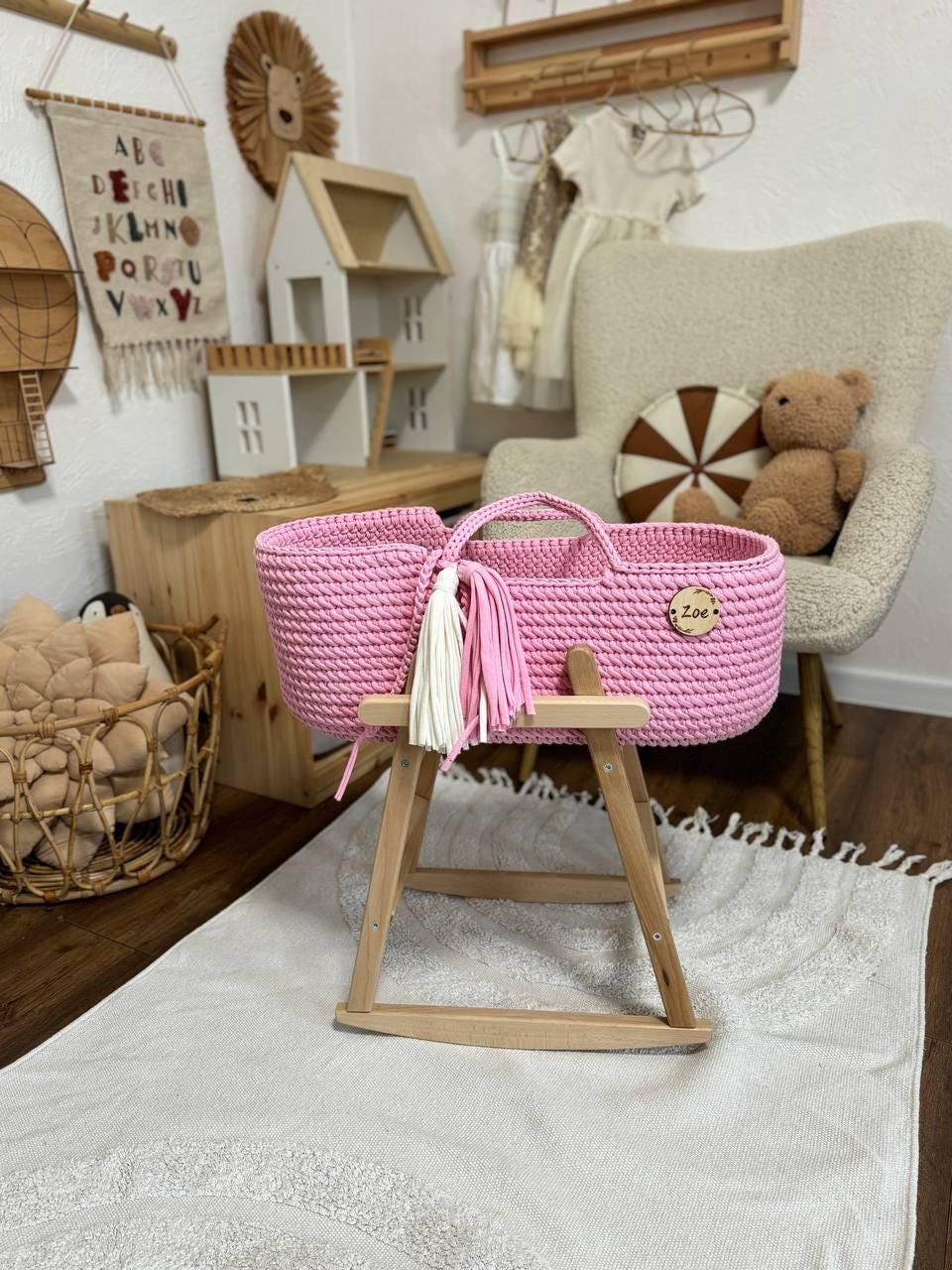 Personalized doll cradle online