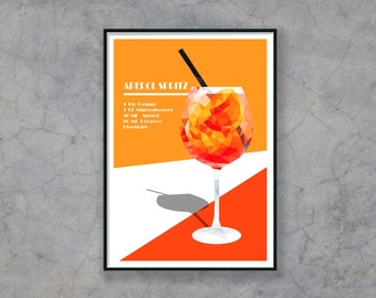 Aperol, Spritz, Alcohol, Glass, Shirt, Fashion, Adult, Tshirt, Summer, Colors, Holiday, Gift, Poster, Print