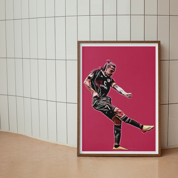 Irvine, poster, print, Hamburg, St. Pauli, Bundesliga, football fan, gift idea