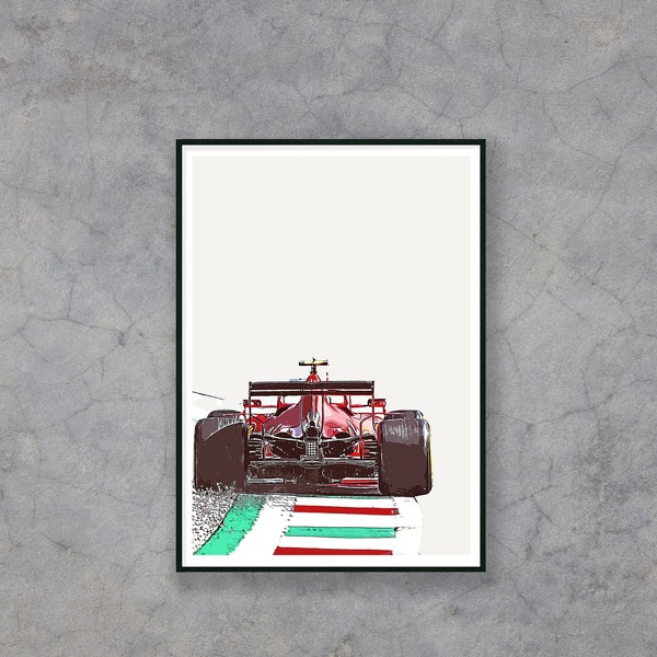 Autorennen,  Rennsport, Poster, Schumacher, Rennen, Auto, Car, Speed, Wandbild, Deko, Kunst, Formel 1, Dekoration