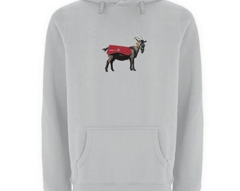 Hennes , Unisex Hoodie, Köln, Fußball, Fußball, Sport, Kicken, Tier, Animal, Hennes, Fan, Illustration, Unisex, Hoodie