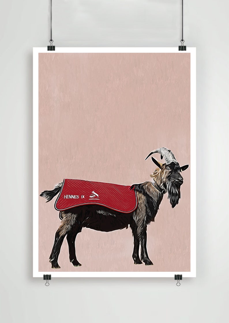 Geissbock, Köln, Fan, Fußball, Tier, Maskottchen, Animal, Poster, Cologne, Fanart, Illustration, Poster, Wanddeko, Soccer, Colonia, Sport Bild 2