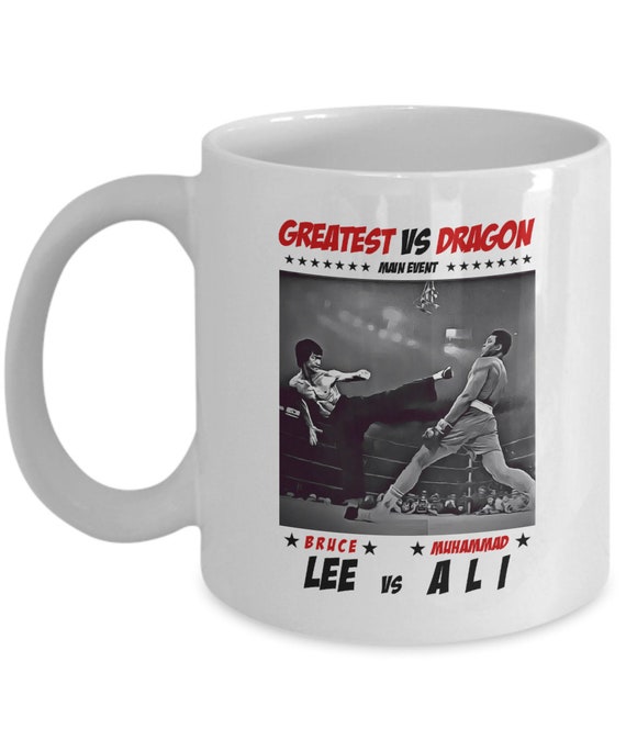Greatest Vs Dragon Muhammad Ali Vs Bruce Lee Funny Gift Greatest Vs Dragon Muhammad Ali Vs Bruce Lee Funny Gift