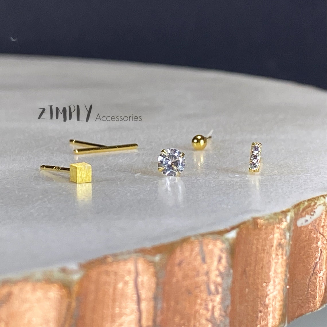 Sterling Silver Earring Set Set of 5 Mismatched Style Etsy