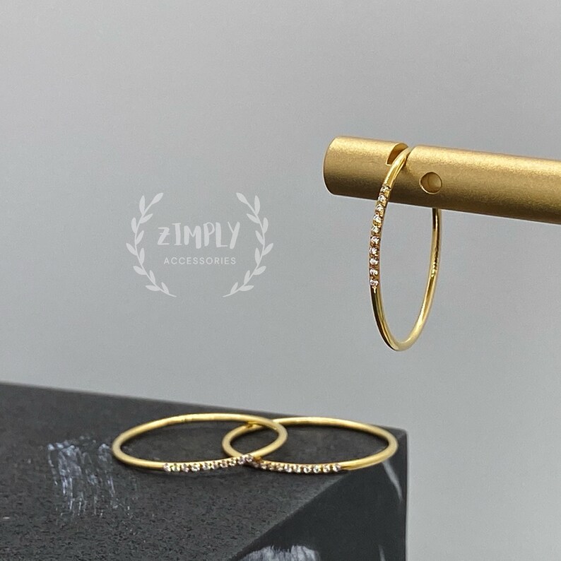 Gold Filled Cz Diamond Rings**14K Gold Filled Rings**Stacking Rings**Thin Gold Rings**Simple Gold Rings