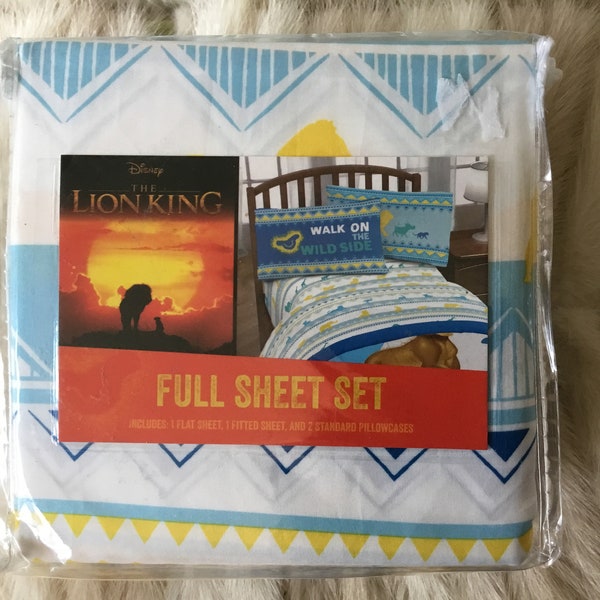 Lion King Full Bedding Etsy