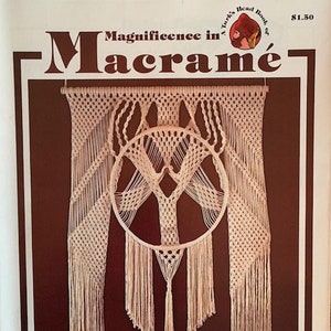 Macrame Patterns Book PDF Magnificence In Macrame Vintage Turks Head Digital Download Pot Plant Hanger Holders Wall Hangings Hammock 70s