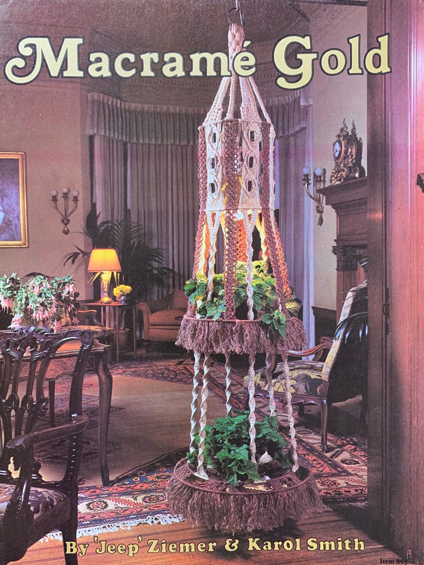 Macrame Patterns Book PDF Macrame Gold Vintage Digital Download Wall Hangings Santa Owl Plant