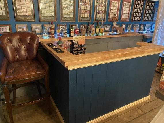 Home bar oak deals