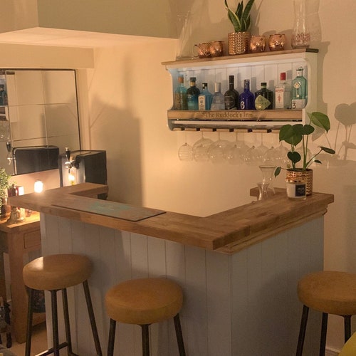 Oak Home Drinks Bar Man Cave Bar Summerhouse Bar. Etsy UK