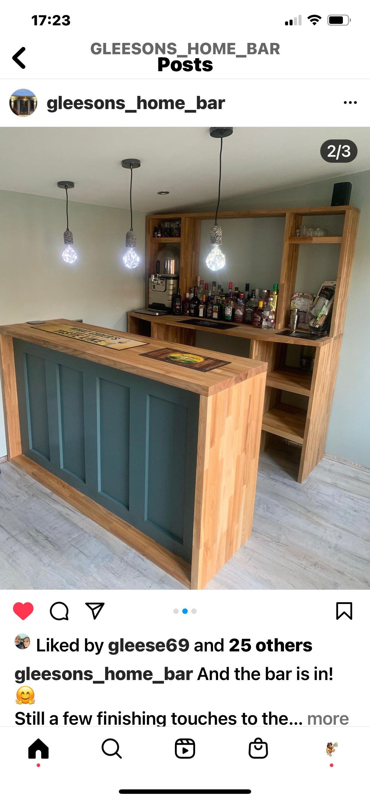 Solid Oak Home Bar Man Cave Bar Front Bar Only Etsy UK