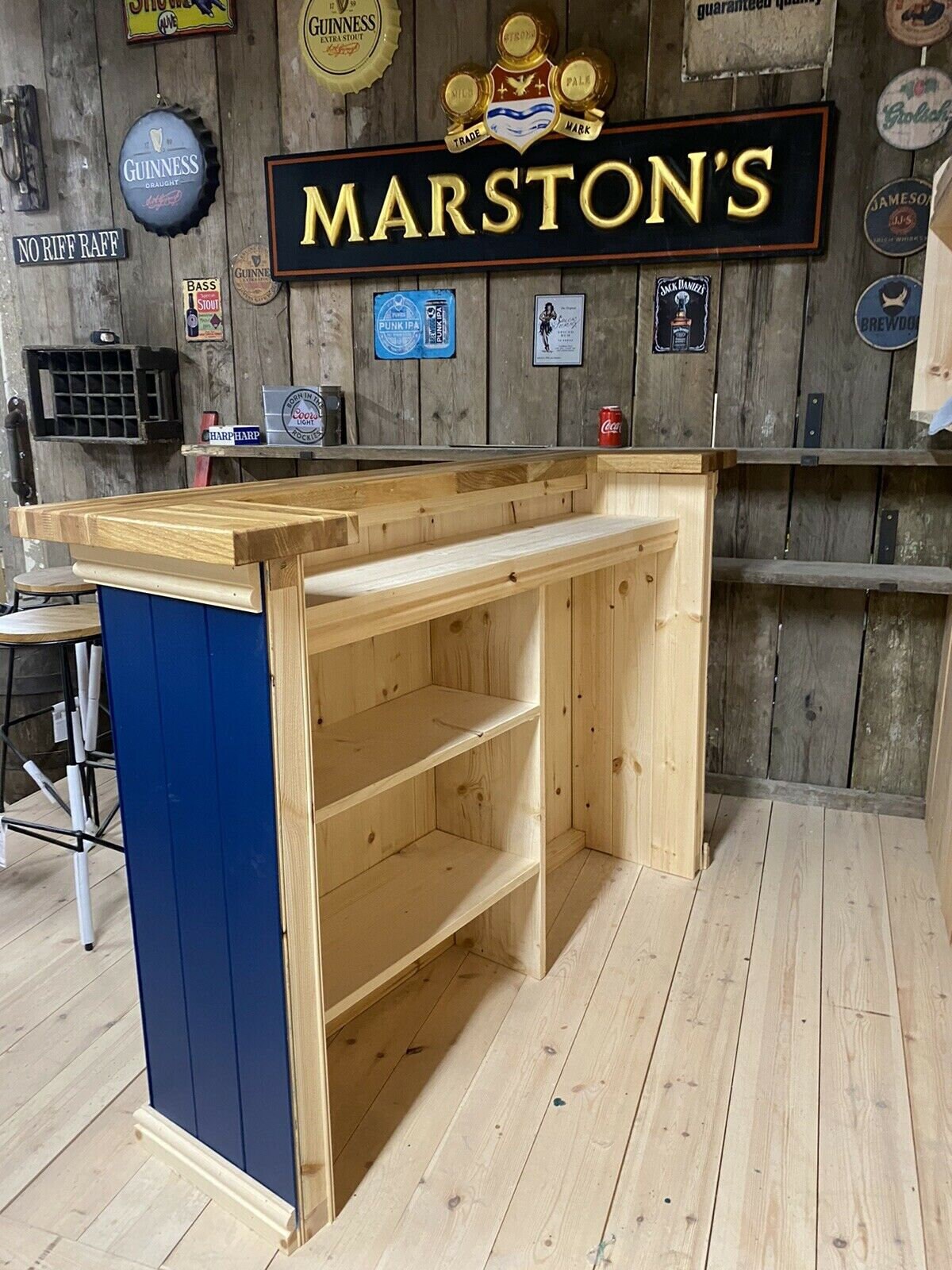 Oak Home Drinks Bar 5ft Etsy UK