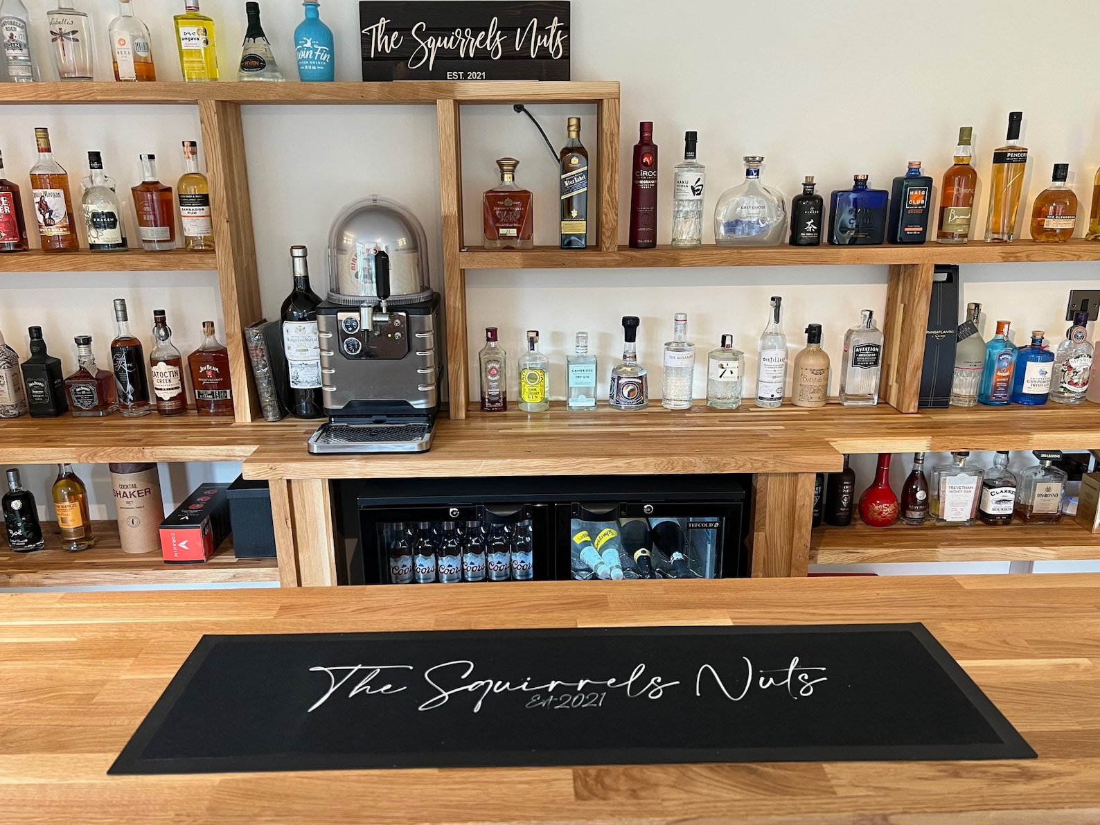 Solid Oak Home Bar Man Cave Bar Etsy UK