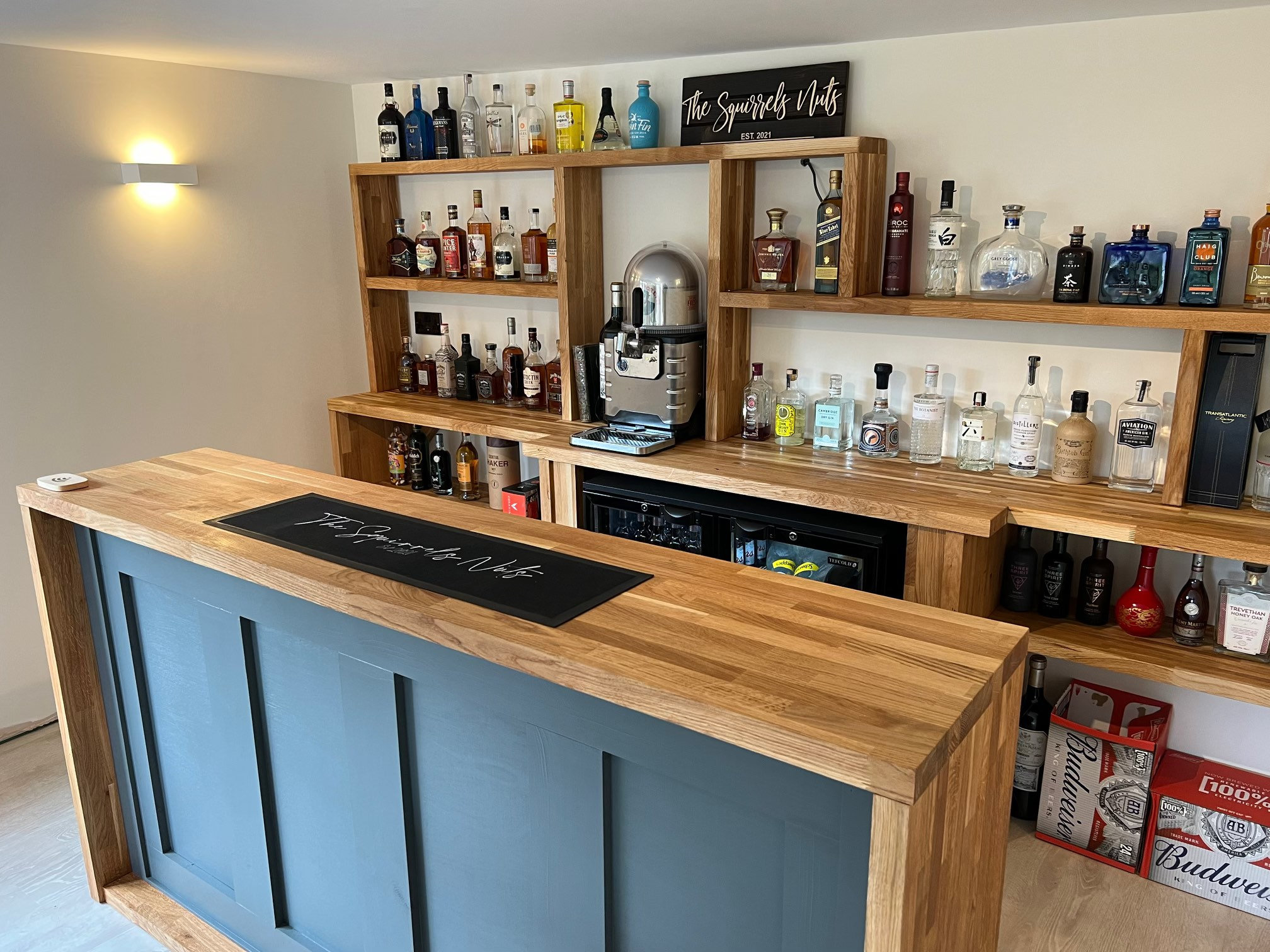Solid Oak Home Bar Man Cave Bar Etsy UK