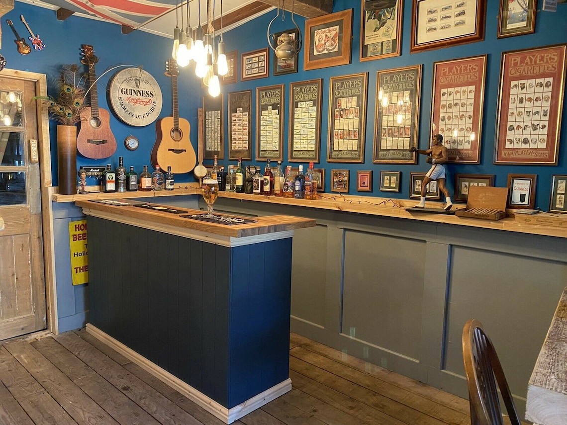 Oak Home Drinks Bar Man Cave Bar Summerhouse Bar. Etsy UK