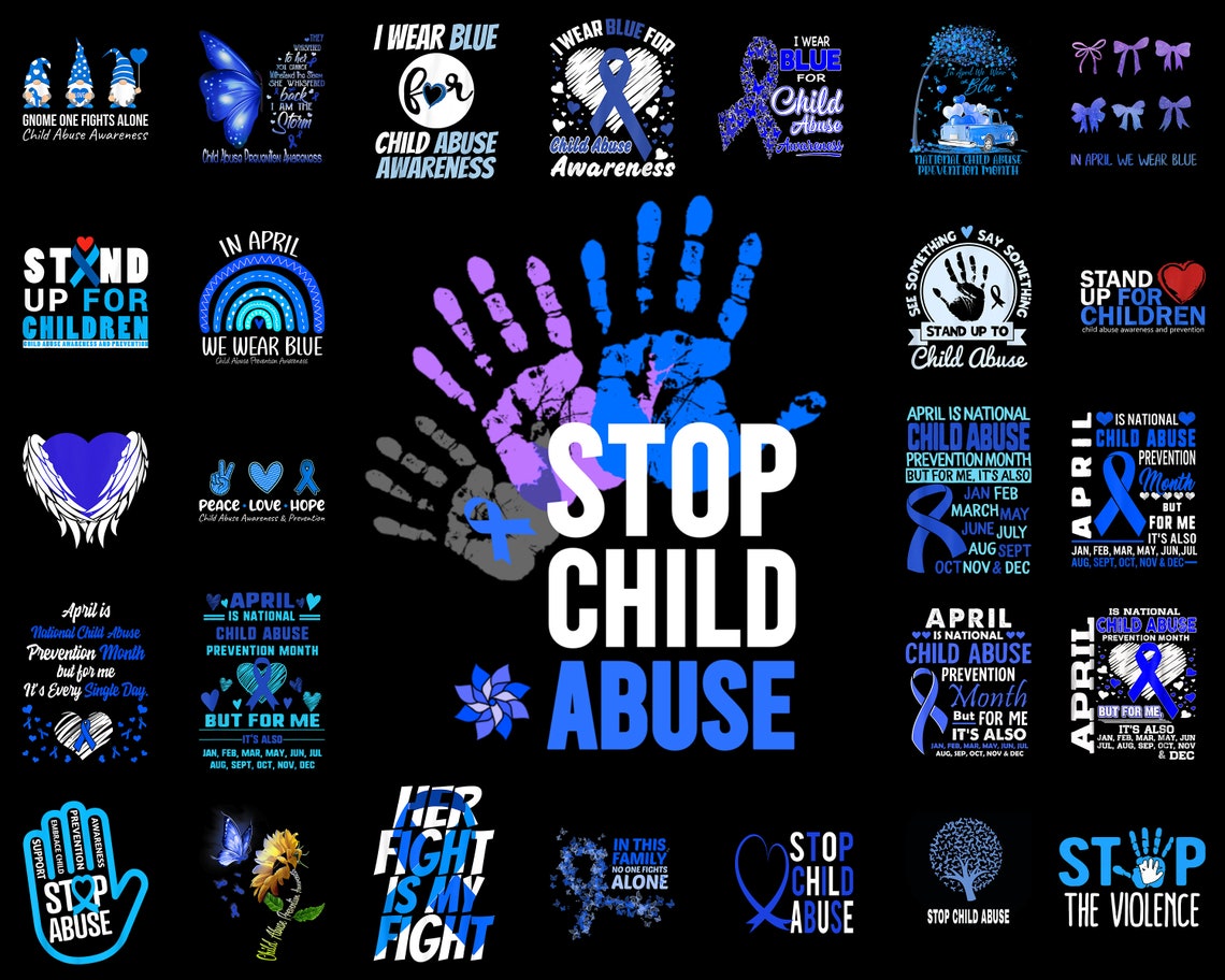 Child Abuse Prevention pNG April is National Child Abuse | Etsy