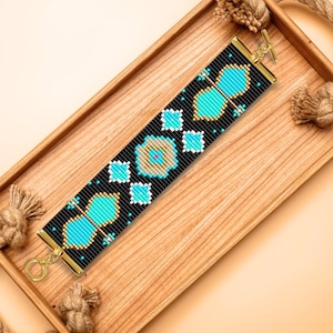 Loom Bead Bracelet Pattern, Loom Bracelet Pattern Loom Bead Pattern, Loom Beaded Bracelet Pattern, Loom Beading Pattern