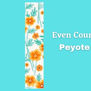 Peyote Flower Pattern, Peyote Pattern, Peyote Bracelet Pattern