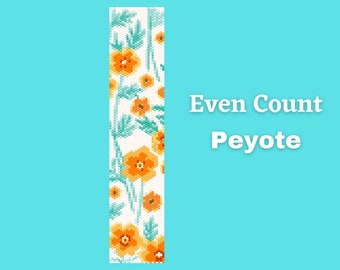 Peyote Flower Pattern, Peyote Pattern, Peyote Bracelet Pattern