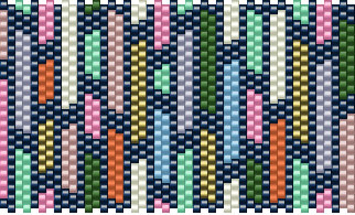 Beaded Pen Wrap Pattern Peyote Pen Wrap Pattern Seed Bead Etsy