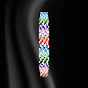 Peyote Bracelet Pattern for Bead Bracelet, Peyote Stitch Bracelet Pattern, Miyuki Delica Pattern, Even Count Peyote Bracelet Pattern, Pdf