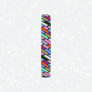 Peyote Bracelet Pattern for Bead Bracelet, Peyote Stitch Bracelet Pattern, Miyuki Delica Pattern, Even Count Peyote Bracelet Pattern, Pdf