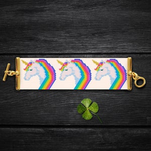 Unicorn Peyote Bracelet Pattern, Peyote Unicorn Bracelet Pattern, Peyote Unicorn Pattern, Peyote Bracelet Pattern, Peyote Pattern