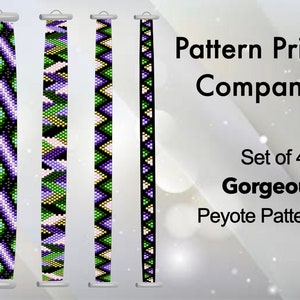 Even Count Peyote Bracelet Pattern, Peyote Bracelet Pattern Kit, Peyote Bead Pattern, Peyote Stitch Bracelet Pattern, Peyote Pattern