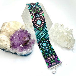 Peyote Bracelet Pattern, Peyote Beaded Bracelet Pattern, Peyote Beaded Pattern, Beaded Bracelet Pattern