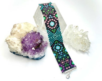 Peyote Bracelet Pattern, Peyote Beaded Bracelet Pattern, Peyote Beaded Pattern, Beaded Bracelet Pattern