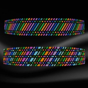 Peyote Stitch Bracelet Cuff Beading Pattern INSTANT DOWNLOAD Pdf Pattern, Peyote Bracelet Pattern Bead Bracelet, narrow peyote Miyuki Delica