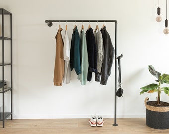 Kleiderstange Industrial Garderobe mit Wandmontage *JAKOB*