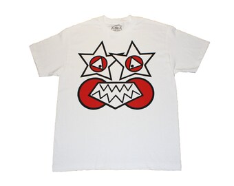 GERMs R&W on White Tee
