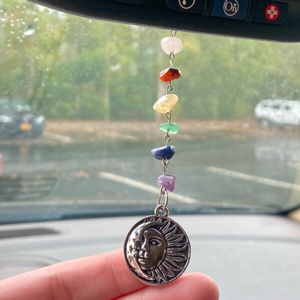 Hanging Crystal Car Charm for Rear View Mirror