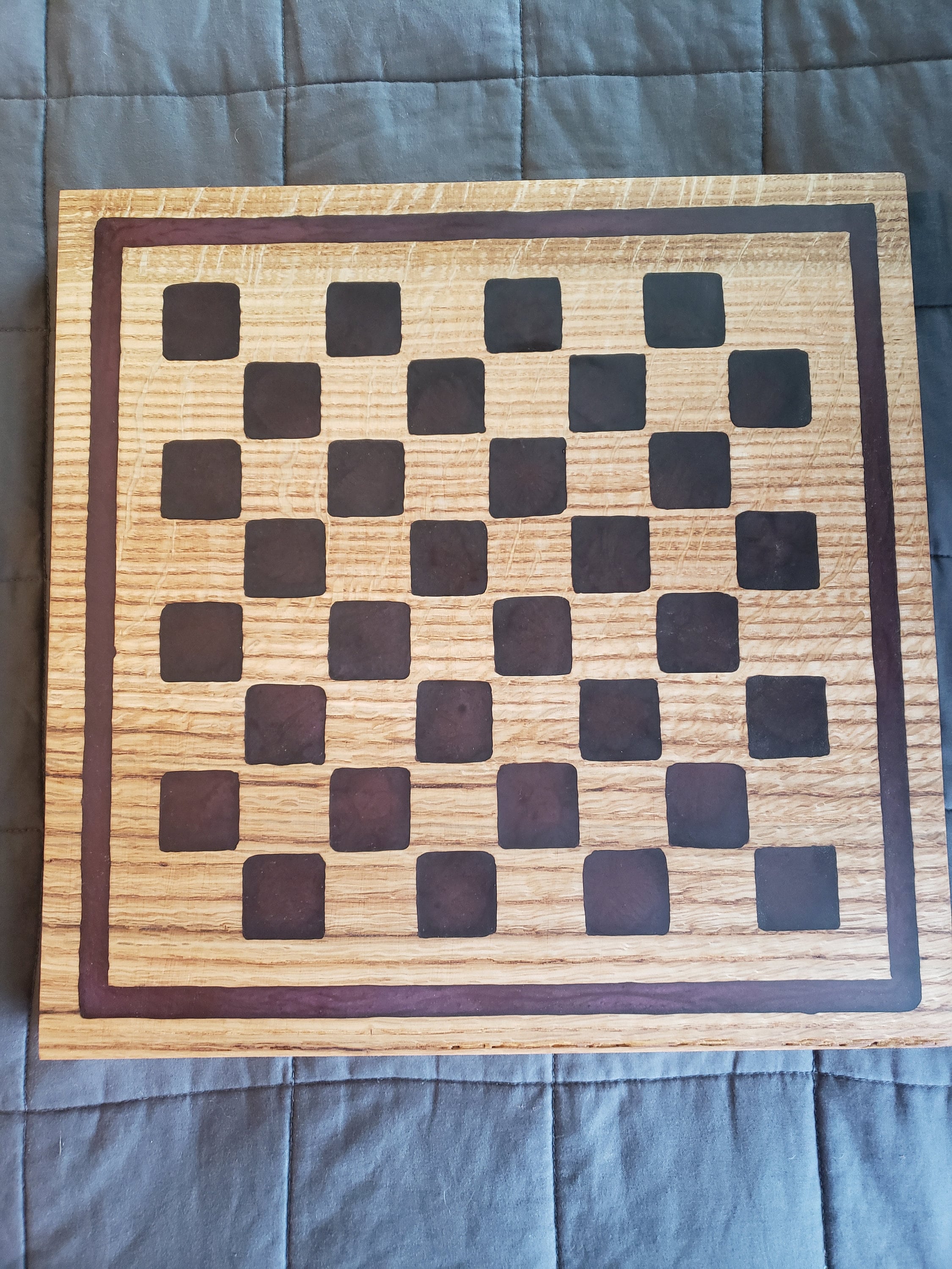 Handmade Wood and Resin Chess Board Etsy UK