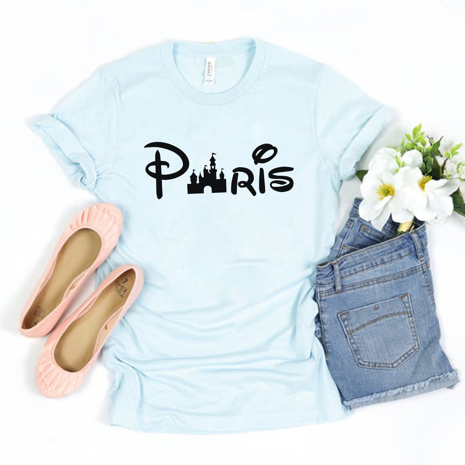 Disneyland Paris Shirts Paris Shirt Disney Castle Shirt Etsy