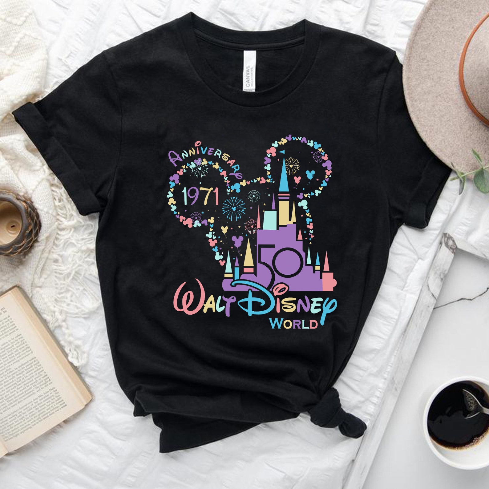 Camisas Disney Disney 50th Magic Kingdom Shirt Walt Disney Etsy