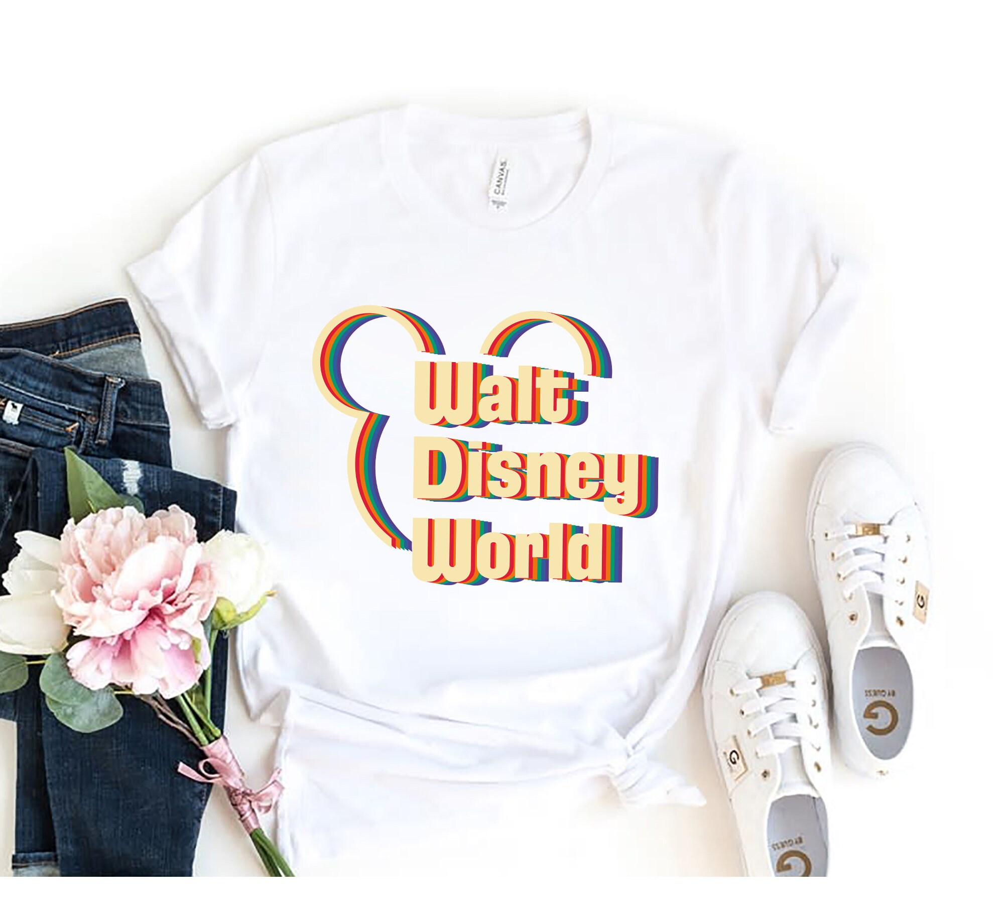 Walt Disney World Disney Retro Shirt Mickey Shirt Disney Etsy