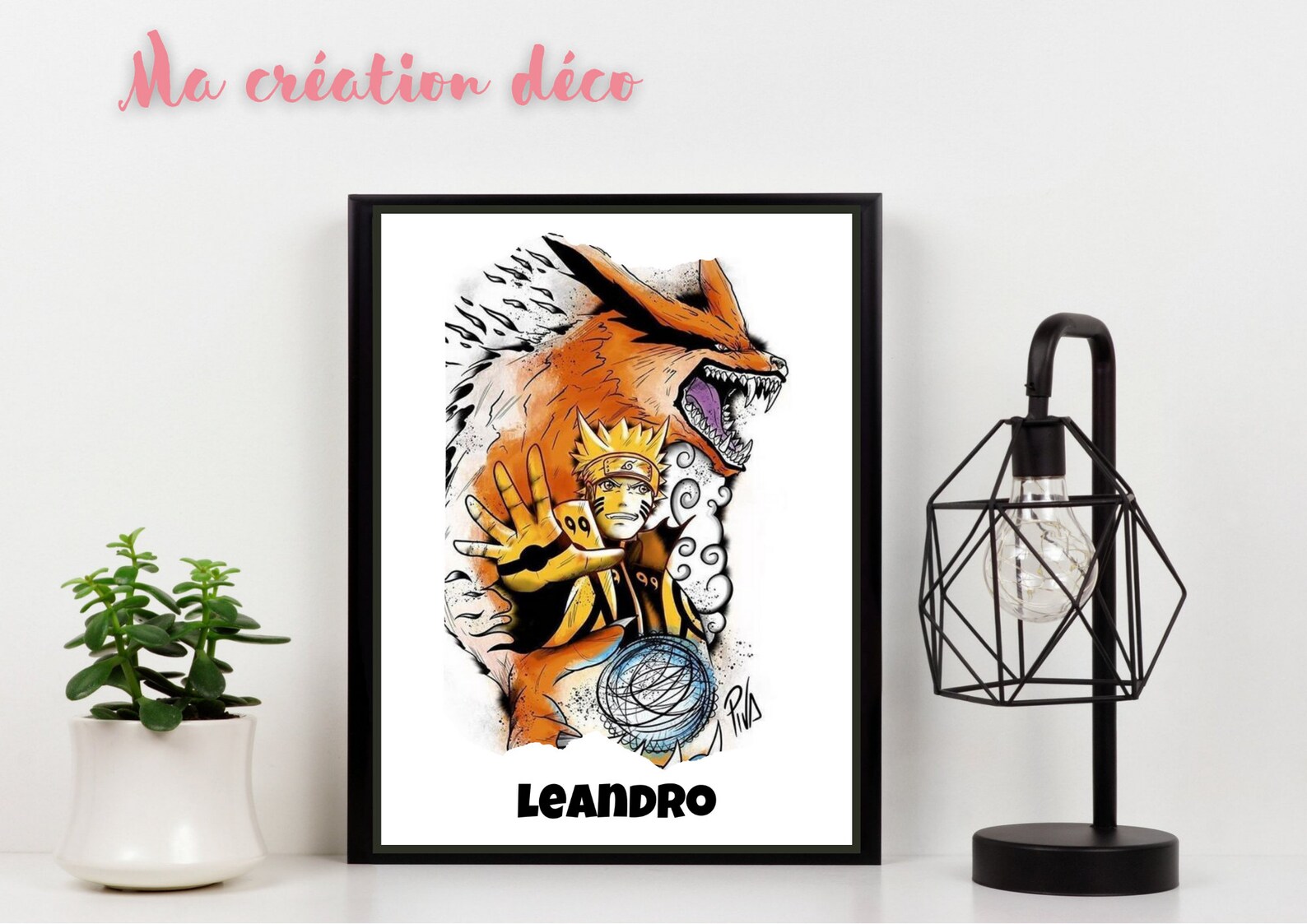 Affiche personnalisée manga | Etsy