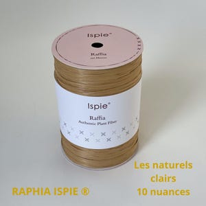 Colore Rafia ISPIE: Naturali chiari - 10 tonalità