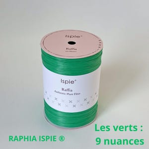 ISPIE ラフィア カラー：グリーン - 10色