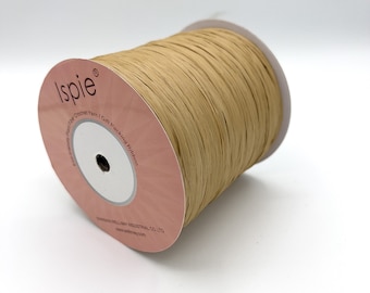 FIL de raphia ISPIE - 250M/273 Y - Ideal pour travaux au crochet, sac, chapeaux etc...